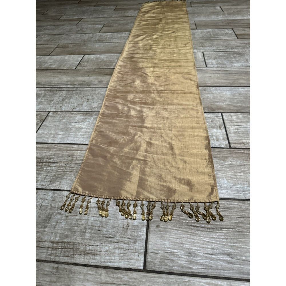 turkish style elegant table runner. Shimmery Fabric.